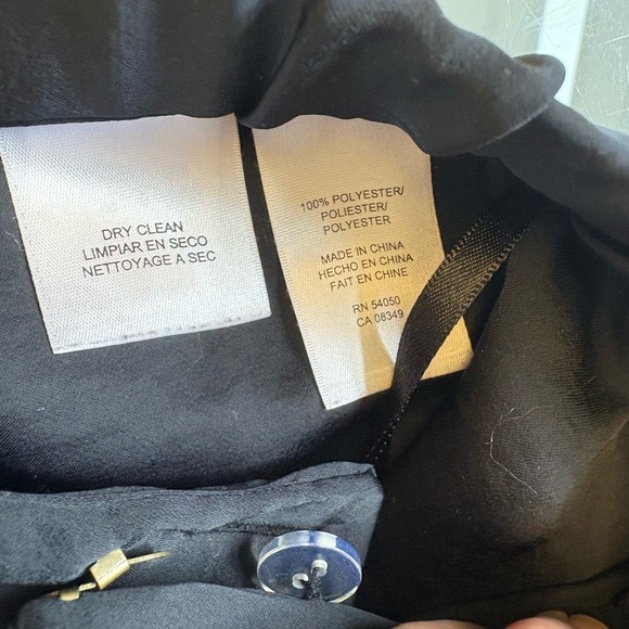 RACHEL Rachel Roy Black High Waist Satiny Dress Shorts Pockets women's size XS - Picture 7 of 13